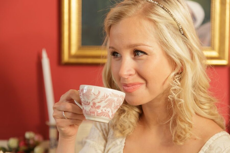 Afternoon Tea at The Regency Tea Room - Entering the Regency-style room