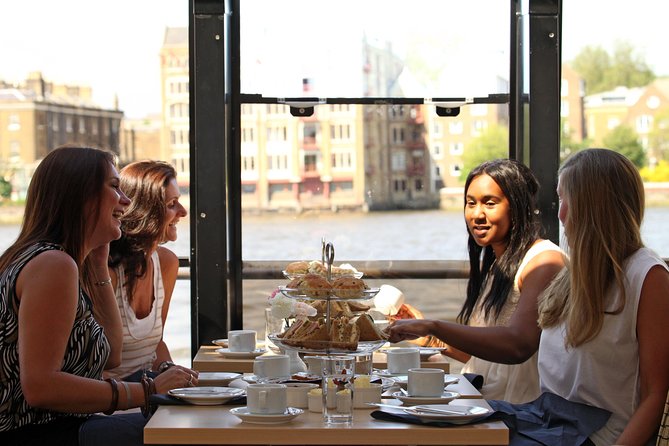 Afternoon Tea River Cruise on the Thames - The South Bank, Globe Theatre, and London Eye