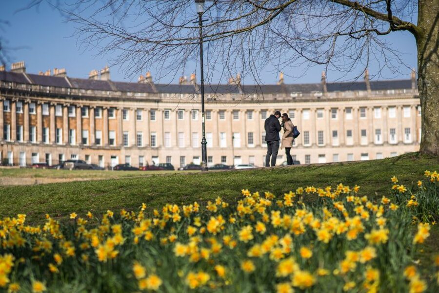 Bath: Bridgerton Filming Locations Walking Tour with Music - The Guildhall and Bath Assembly Rooms