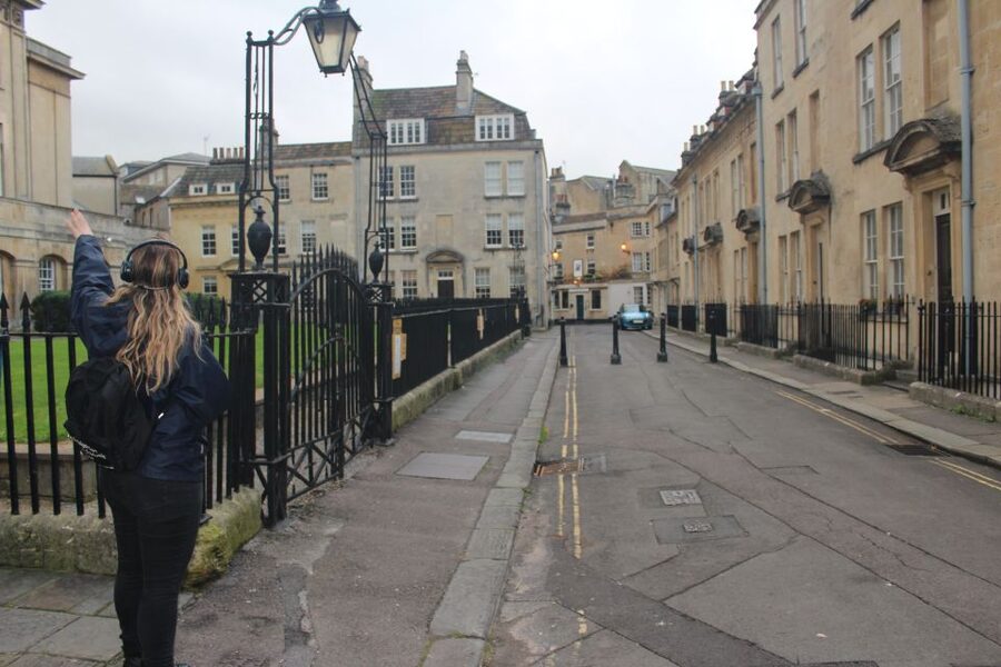 Bath: Bridgerton Filming Locations Walking Tour with Music - Starting beside the Bath World Heritage Center