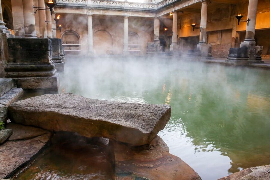Bath: Roman Baths Entry Ticket with Audio Guide - Step onto the Great Bath walkway