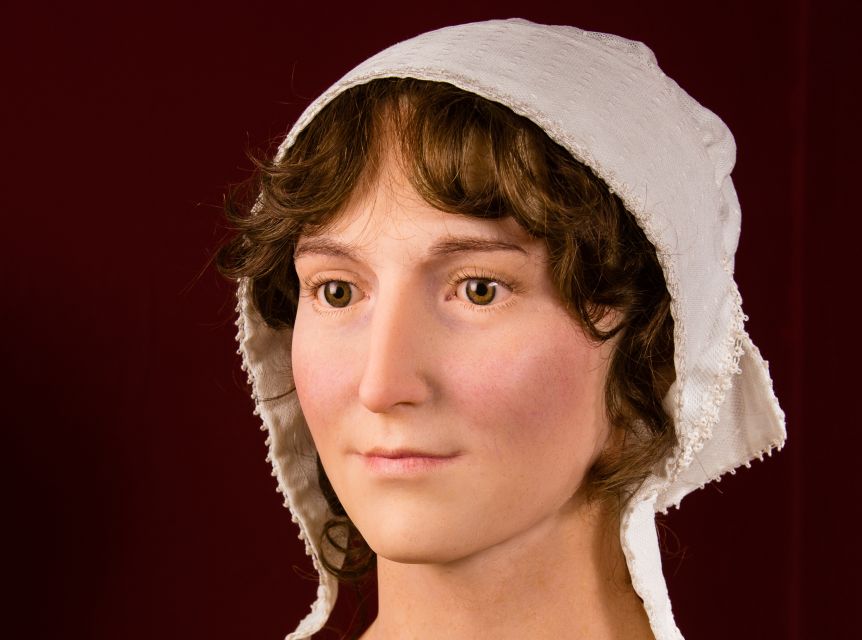 Bath: The Jane Austen Centre Ticket - Quill writing, biscuits, and Regency dress
