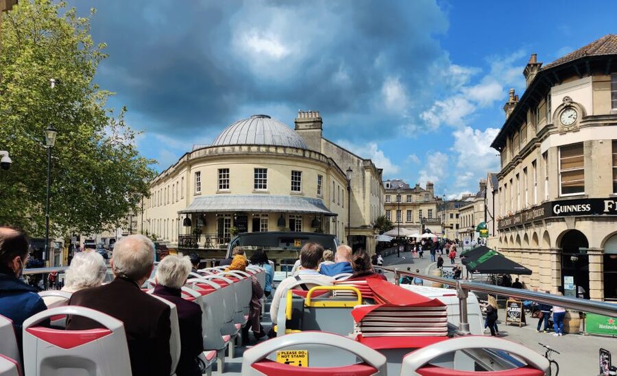 Bath: Tootbus Bath Discovery Hop-On Hop-Off Tour - Pulteney Bridge and Sally Lunn’s make useful stops