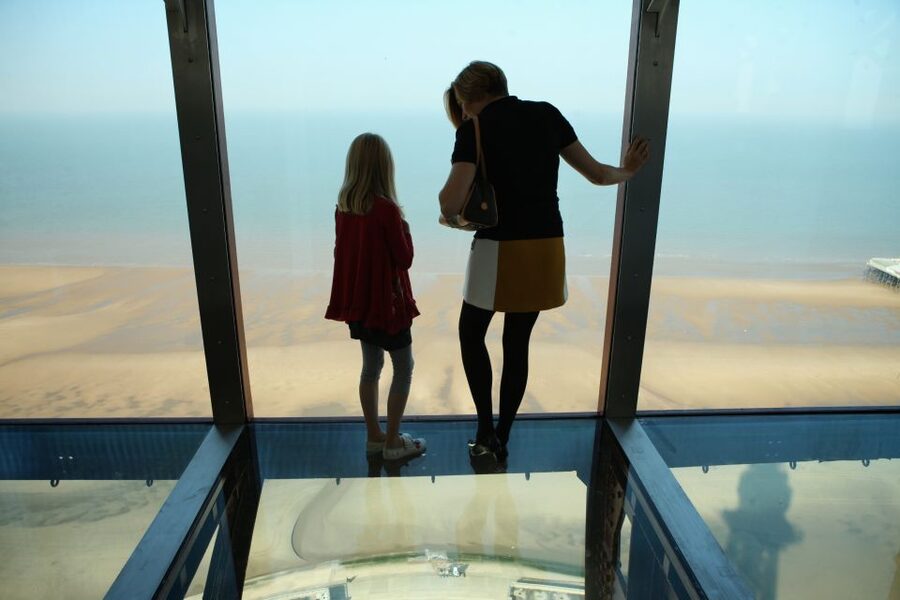 Blackpool: Tower Eye Entry Ticket - Taking the stairs to 380 feet