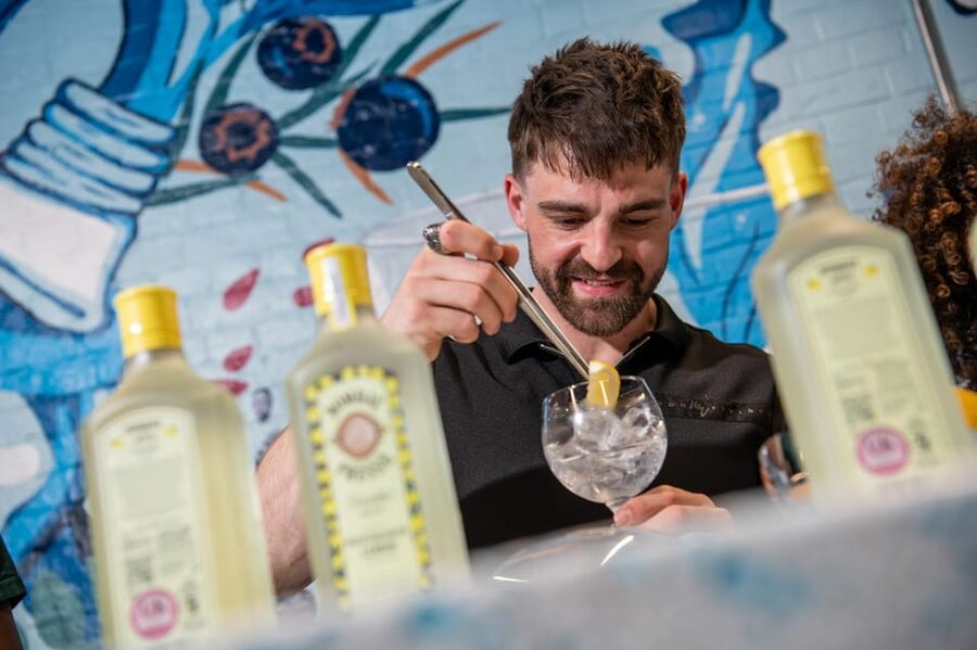 Bombay Sapphire Gin Distillery Tour - The Botanical Dry Room turns taste into a personal test