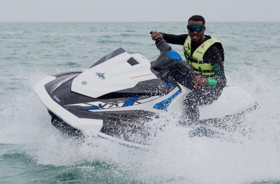 Brighton: Jetski Ride - Brighton Piers from the water