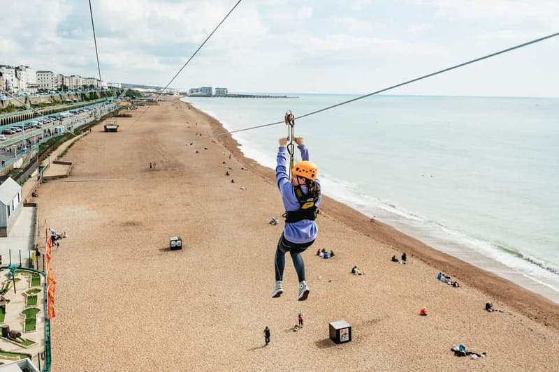 Brighton: Zip Wire Experience Ticket - Choosing the single or dual zip line