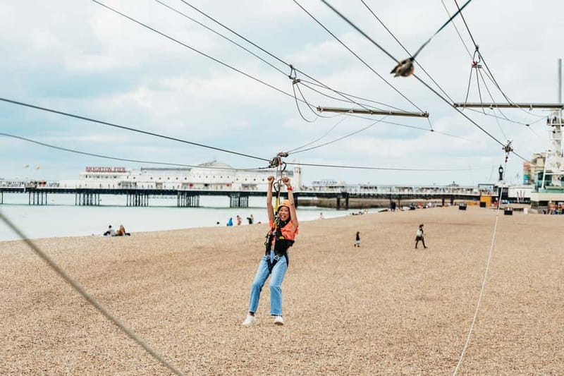 Brighton: Zip Wire Experience Ticket - Be ready for the landing jolt