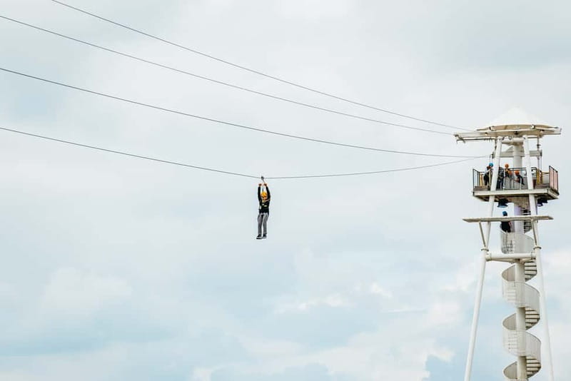 Brighton: Zip Wire Experience Ticket - The 32-meter staircase is part of the thrill