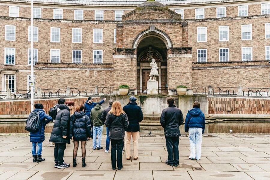Bristol: Blackbeard to Banksy Guided Walking Tour - Castle Park and the Norman castle site