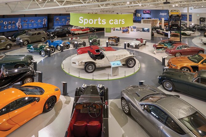 British Motor Museum Entry Ticket in Gaydon - Following British cars through the decades