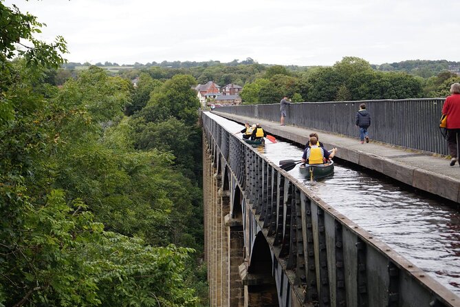 Canoe Trip Over the Pontcysyllte Aqueduct - Starting at Froncysyllte Lift Bridge