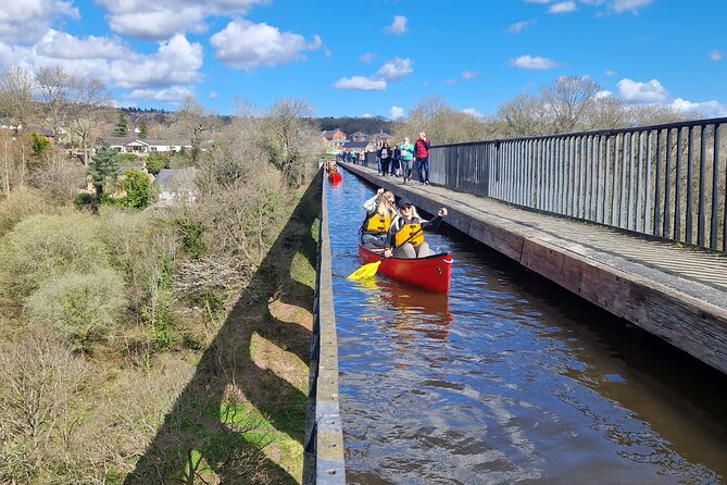 Canoe Trip Over the Pontcysyllte Aqueduct - Crossing the Pontcysyllte Aqueduct