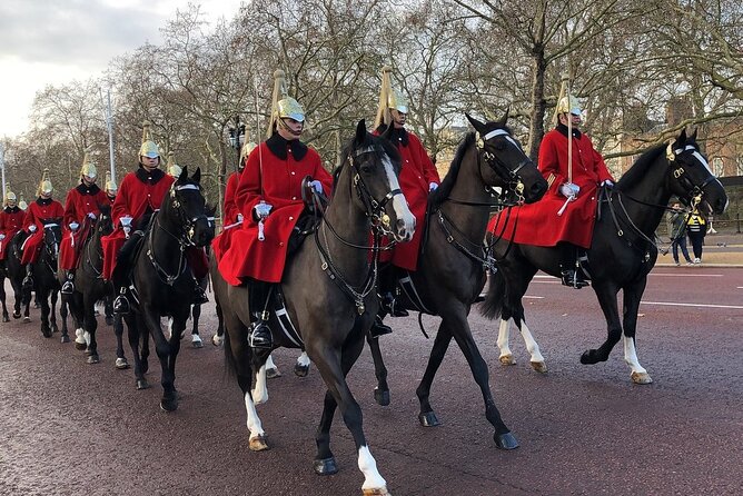 Changing of the Guard Guided Walking Tour in London - Following the guards along the Mall