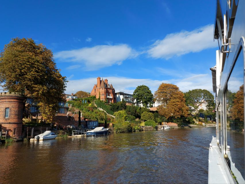 Chester: Half-Hour City Cruise - Upstream beneath Queen’s Park Suspension Bridge
