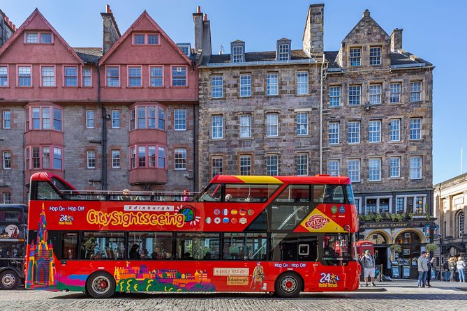 City Sightseeing Edinburgh Hop-On Hop-Off Bus Tour + Kids Go Free - Stop 1 to Stop 3: Waterloo Place, Lothian Road, and Grassmarket