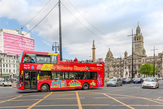 City Sightseeing Glasgow Hop-On Hop-Off Bus Tour - Live guides, recordings, and the best seat