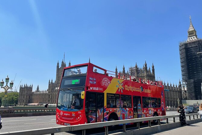 City Sightseeing London Hop-On Hop-Off Bus Tour & Bookable Extras - Westminster, Big Ben, and Buckingham Palace