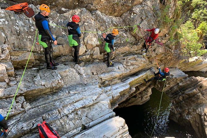 Discover Canyoning at Bruar Falls - Fitness, weight, and comfort