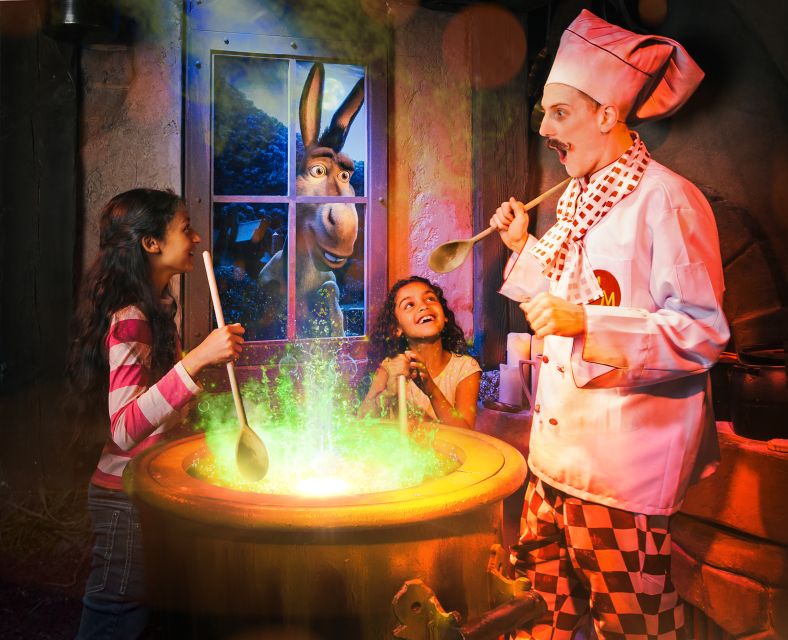 DreamWorks Shrek's Adventure and London Eye: Combo Ticket - Entering Far Far Away with Donkey