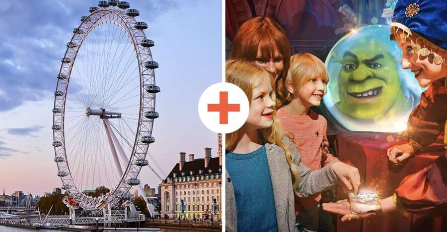 DreamWorks Shrek's Adventure and London Eye: Combo Ticket - From Shrek’s swamp to the London Eye