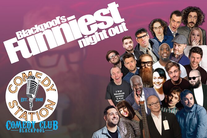 Friday & Saturday night comedy club entry - A three-hour comedy night behind Blackpool Tower