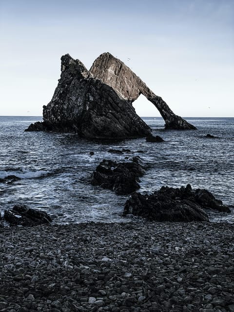 From Aberdeen: North East Coastal Trail Small-Group Tour - Bow Fiddle Rock, the coast’s odd-shaped star
