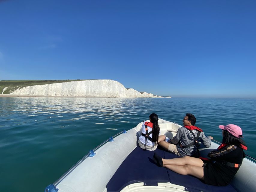 From Brighton: Seven Sisters Boat Tour - A Sea Swim With the Seven Sisters Behind You