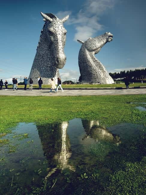 From Edinburgh: Stirling Castle, Kelpies and Loch Lomond - The Kelpies make a memorable first stop