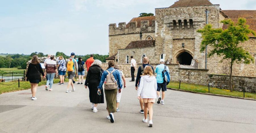 From London: Leeds Castle, Canterbury Cathedral & Dover - Leeds Castle and its island setting