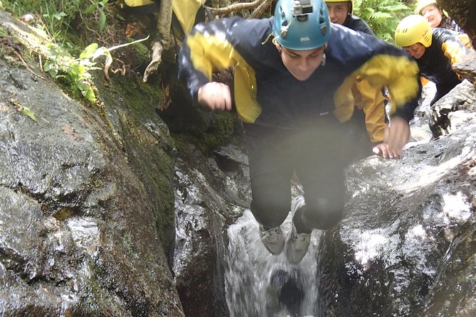 Ghyll Scrambling Water Adventure in the Lake District - Sliding, jumping, and climbing through Stonycroft Ghyll