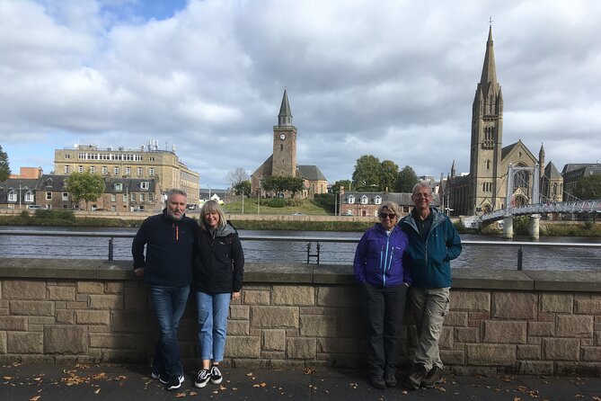 Inverness City Daily Walking Tour (11:30am, 2pm & 5pm) - Ness Bank Bridge and the statues along the river