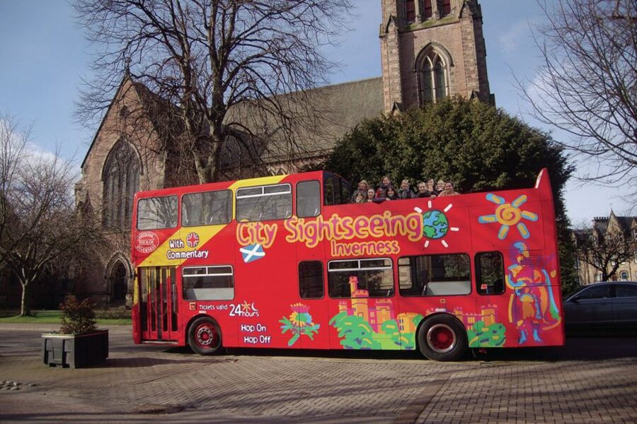 Inverness: City Sightseeing Hop-On Hop-Off Bus Tour - Stop 1: Bus Station and the old city center