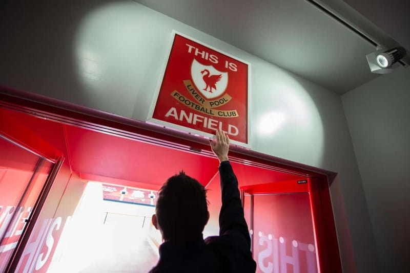 Liverpool: Liverpool Football Club Museum and Stadium Tour - The dugouts, fourth official area, and Kop seating