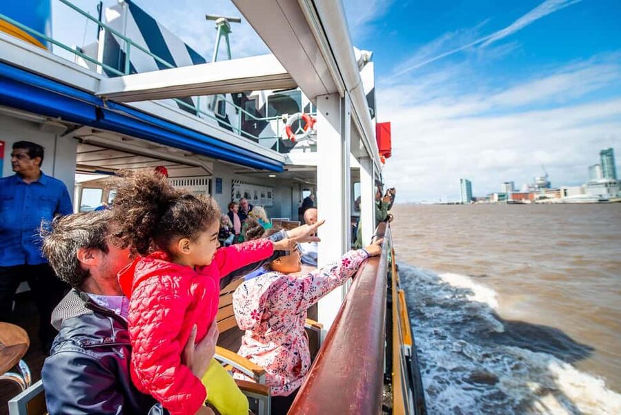 Liverpool: Sightseeing River Cruise on the Mersey River - Beyond the postcard view: shipyards, Birkenhead, and the river