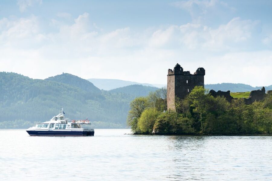 Loch Ness: Urquhart Castle Round-Trip Cruise - Setting out from Clansman Harbour