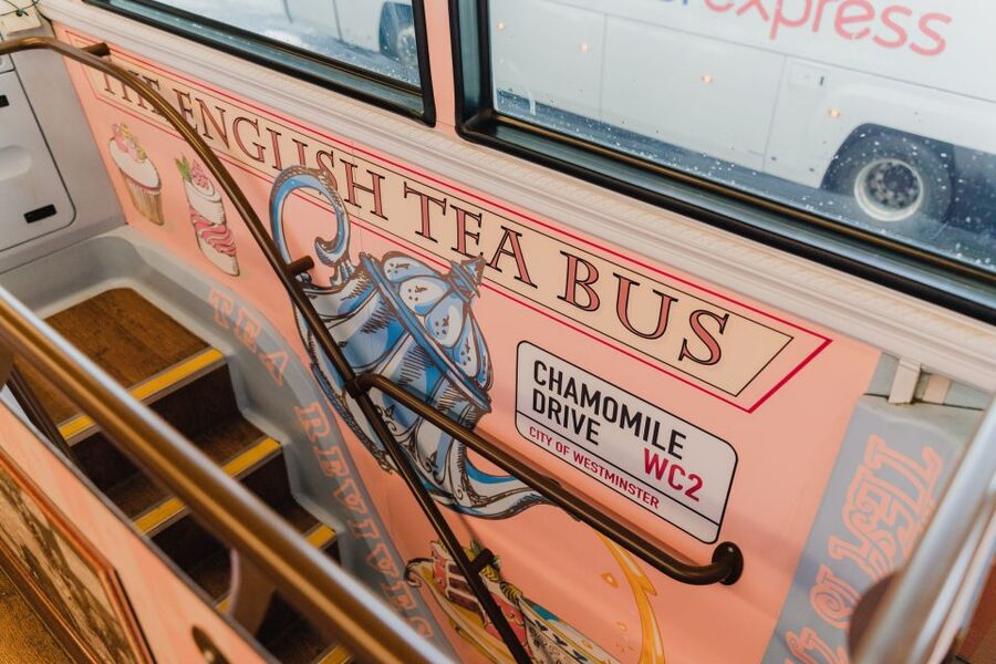 London: Afternoon Tea Bus with a Glass of Prosecco - Vegetarian food and allergy planning