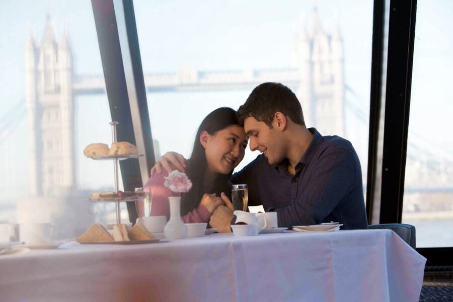 London: Afternoon Tea Cruise on the River Thames - Seating, windows, and the upper deck