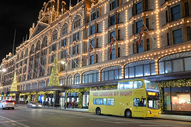 London by Night Sightseeing Tour - Open Top Bus - Boarding near Green Park and Piccadilly