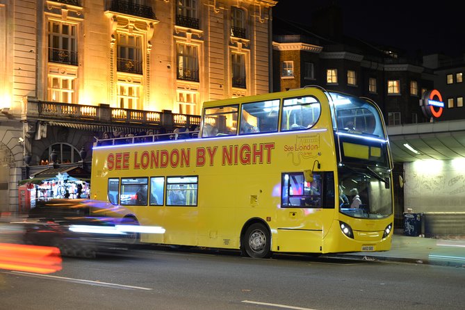 London by Night Sightseeing Tour - Open Top Bus - Westminster Abbey and the Palace of Westminster