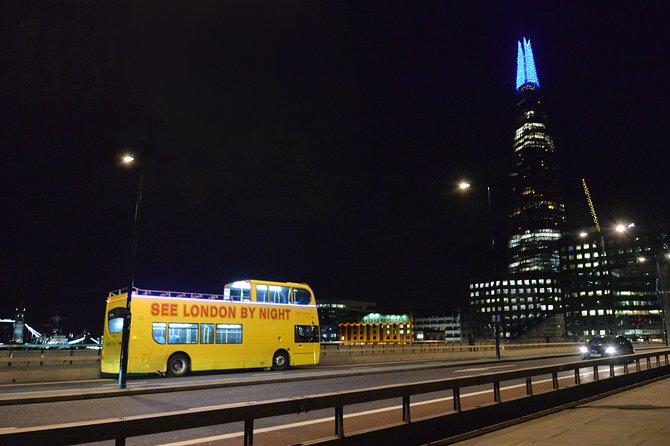 London by Night Sightseeing Tour - Open Top Bus - Kensington, Harrods, and South Kensington