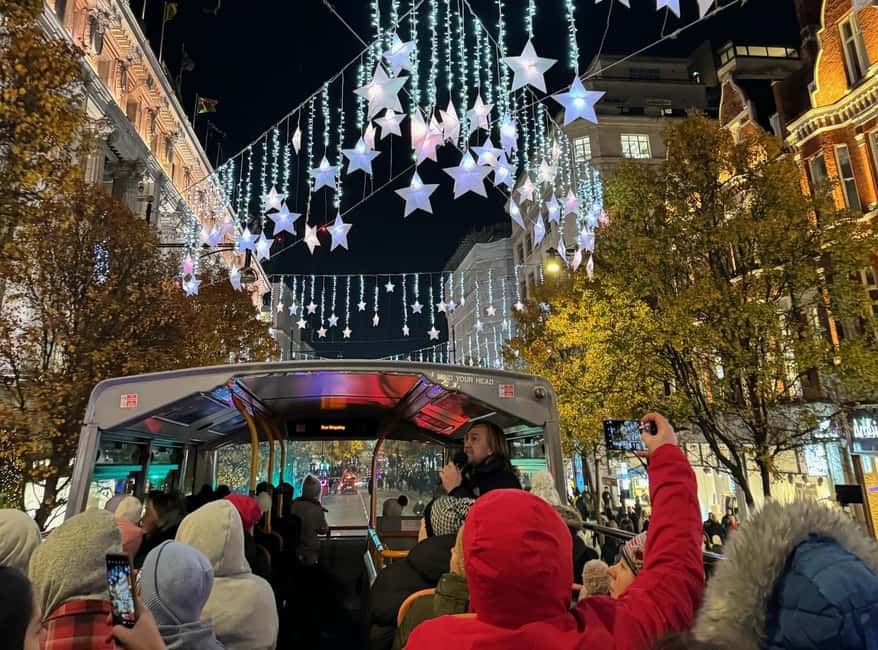 London: Christmas Lights Nighttime Bus Tour with Live Guide - Key points to know before you book