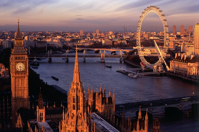 London Full Day Sightseeing Tour with London Eye - The coach tour through central London