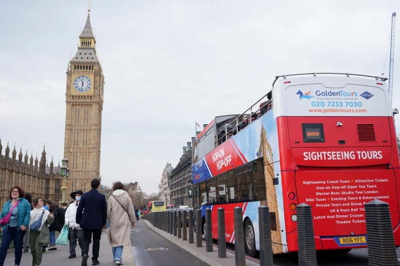 London: Golden Tours Gray Line Hop-on Hop-off Bus Tour - Hyde Park, Marble Arch, and the West End