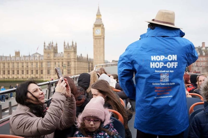 London: Golden Tours Gray Line Hop-on Hop-off Bus Tour - Two walking tours for a closer look