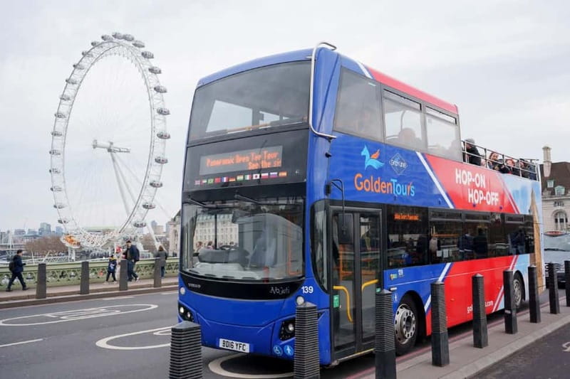 London: Golden Tours Gray Line Hop-on Hop-off Bus Tour - Blue Route: the central London highlights