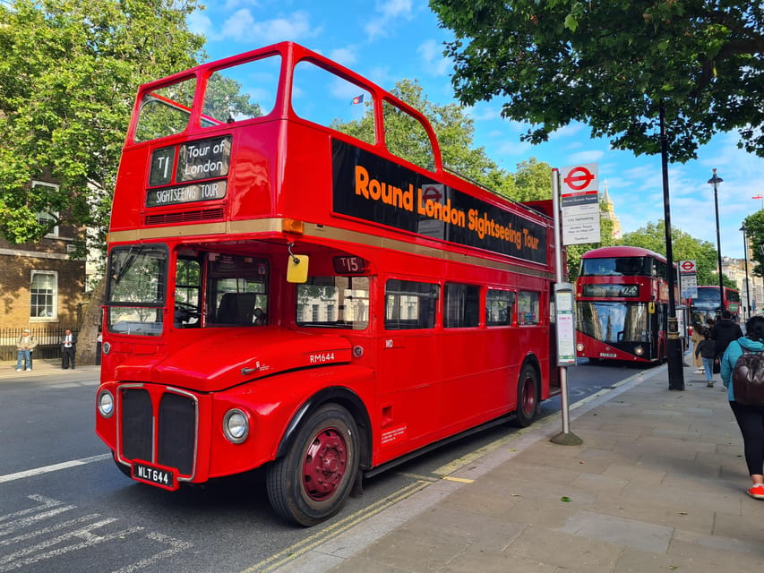 London: Guided Sightseeing Tour on a Vintage Open-Top Bus - Piccadilly Circus and the Return to Embankment