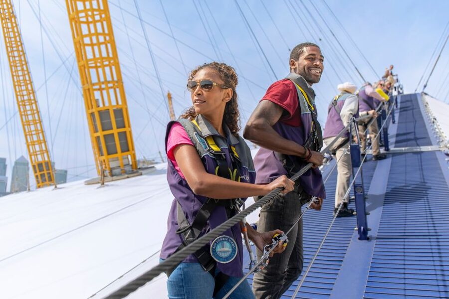 London: O2 Arena Rooftop Climbing Experience - What you can see from 52 metres