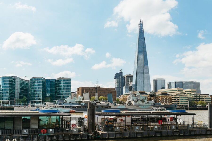 London: River Thames Hop-On Hop-Off Sightseeing Cruise - Tower Pier and the historic riverfront