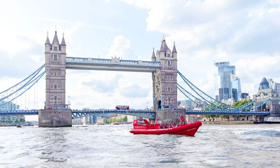 London: River Thames Speed Boat Tour - When the boat finally opens up